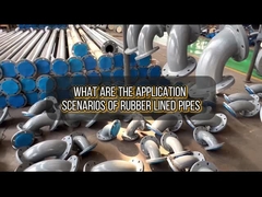 रबर से ढके पाइपों का प्रयोग