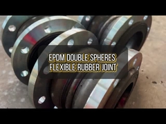सुरक्षित पाइप कनेक्शन सुनिश्चित करने के लिए डबल बॉल फ्लेक्सिबल रबर जॉइंट को बैचों में अनुकूलित किया जा सकता है