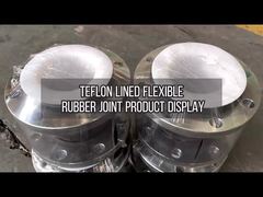 पीटीएफई अस्तर के साथ रबर संयुक्त, स्टेनलेस स्टील फ्लैंज कनेक्शन