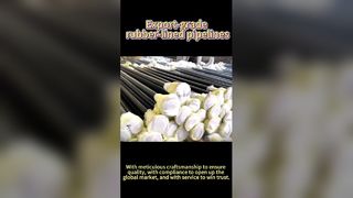 हर्ष उद्योगों के लिए टिकाऊ रबर लाइन पाइप