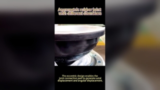 सनकी कम करने वाला लचीला रबर युग्मन