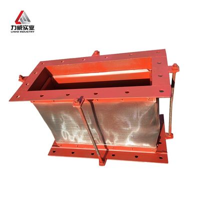 गैस निकास प्रणाली के लिए ऊष्मा आयताकार कपड़े प्रतिपूरक नरम सामग्री प्रतिपूरक