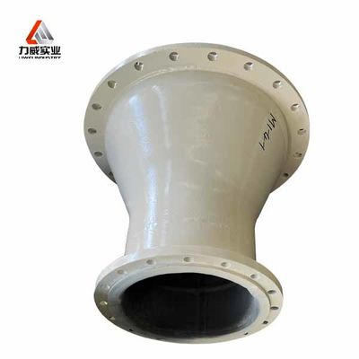 उच्च घर्षण प्रतिरोध रबर अस्तर Reducer 25-2000 मिमी Flange कनेक्शन या युग्मन