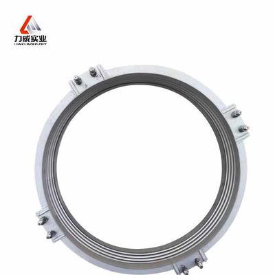 DN2400 बड़े व्यास के स्टेनलेस स्टील उच्च तापमान लहराती पाइप