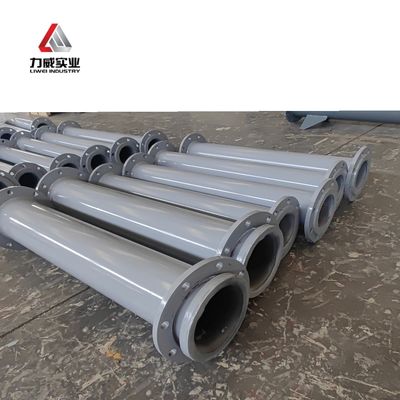 उन्नत स्टील पाइप ट्यूब प्रौद्योगिकी के साथ अच्छी लचीलापन रबर लेपित पाइपलाइन