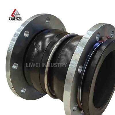 तापमान सीमा माइनस 40 सेल्सियस से 120 सेल्सियस डबल गोलाकार लचीला रबर जोड़ लंबे समय तक सेवा जीवन OEM कस्टम समर्थन