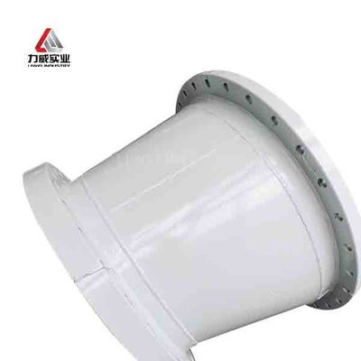 रबर लाइन वाली पाइप जिसकी दीवार की मोटाई विशिष्टता और मानकों के अनुसार भिन्न होती है, औद्योगिक अनुप्रयोगों के लिए आईएसओ का अनुपालन करती है