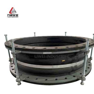 उत्कृष्ट संक्षारण प्रतिरोध अक्षीय आंदोलन क्षमता के साथ डबल गोलाकार लचीला रबर संयुक्त