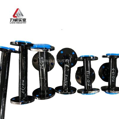 रबर लाइनिंग के साथ स्टील पाइप, रबर लाइन्ड पाइप, उत्कृष्ट घर्षण प्रतिरोध और लंबे समय तक चलने वाला