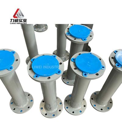 ASTM Standard Flange Connection Rubber Lined Pipe DN25-DN2000 ANSI Compatible Corrosion Resistant Industrial